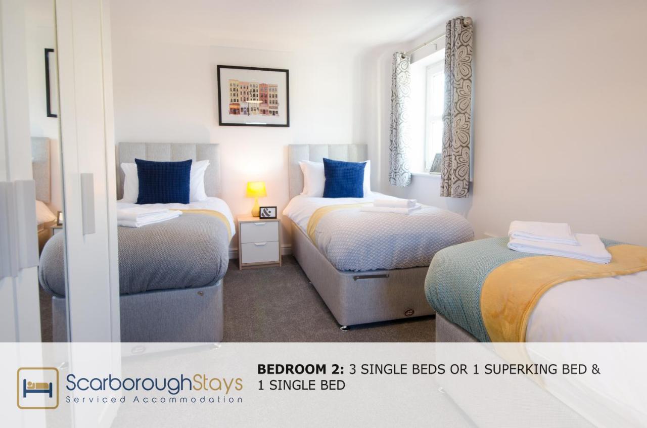 Hibernia Place, 3 Bedroom Townhouse With Patio & Seating Area - Free Parking Scarborough Luaran gambar